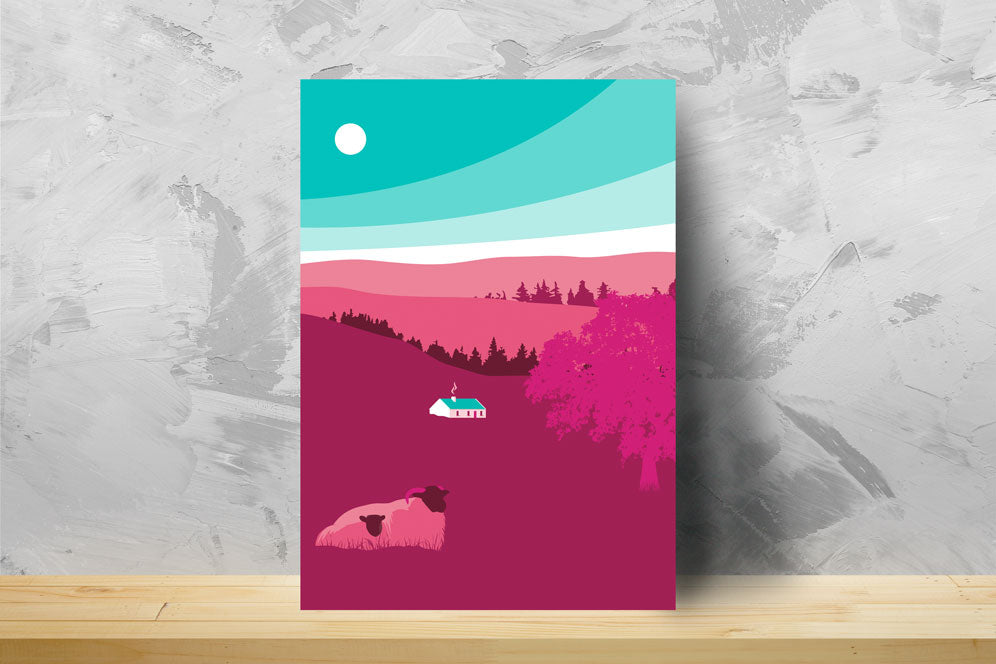 Pawpear Liatroim/Leitrim A4 Print