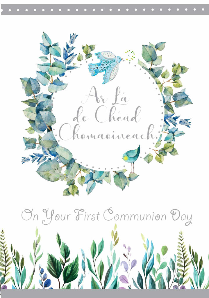 The Glen Gallery Ar Lá Chéad Chomaoineach On your First Communion Day Card