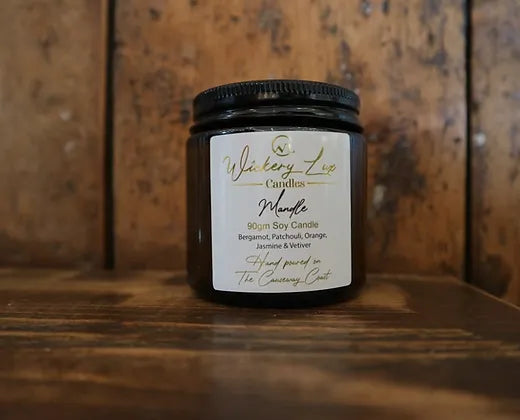 Wickery Lux Soy Travel Candle Mandle