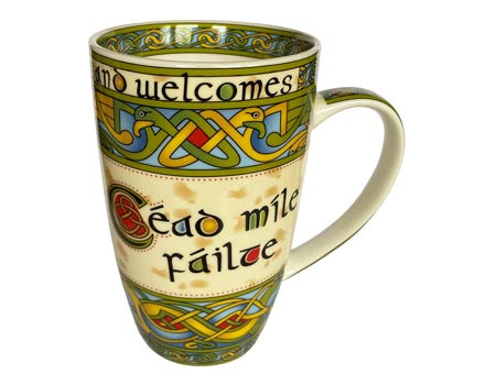 Irish Weave China Mug Céad Míle Fáilte