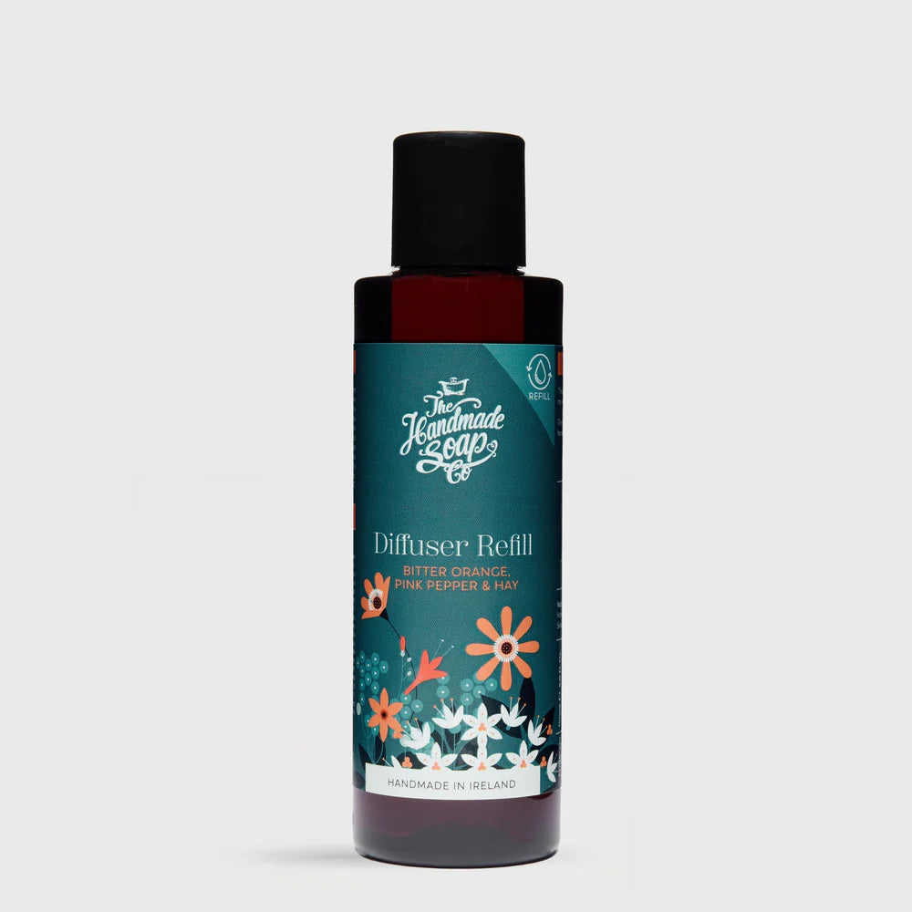 The Handmade Soap Company Reed Diffuser Refill Oil - Bitter Orange, Pink Pepper & Hay