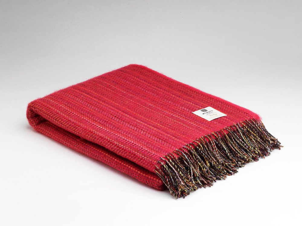 McNutt Of Donegal Fuchsia Heritage Tweed