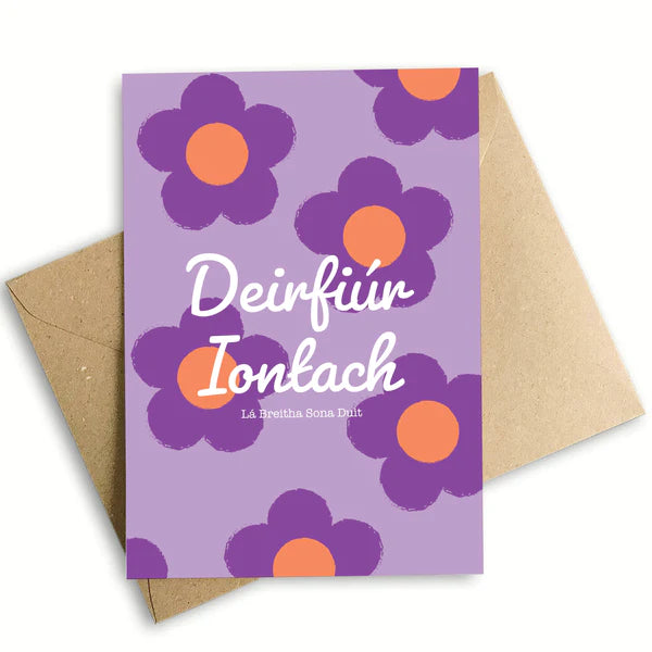 Prints Of Ireland Deirfiúr Iontach Lá Breithe Sona Duit- Happy Birthday sister