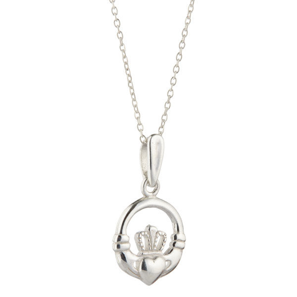 Kilkenny Silver - Classic Celtic Claddagh Pendant