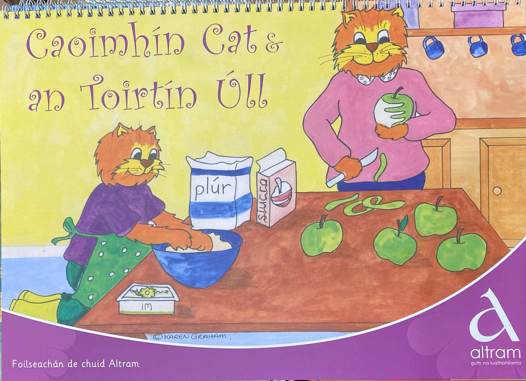 Caoimhín cat agus an toirtín úll