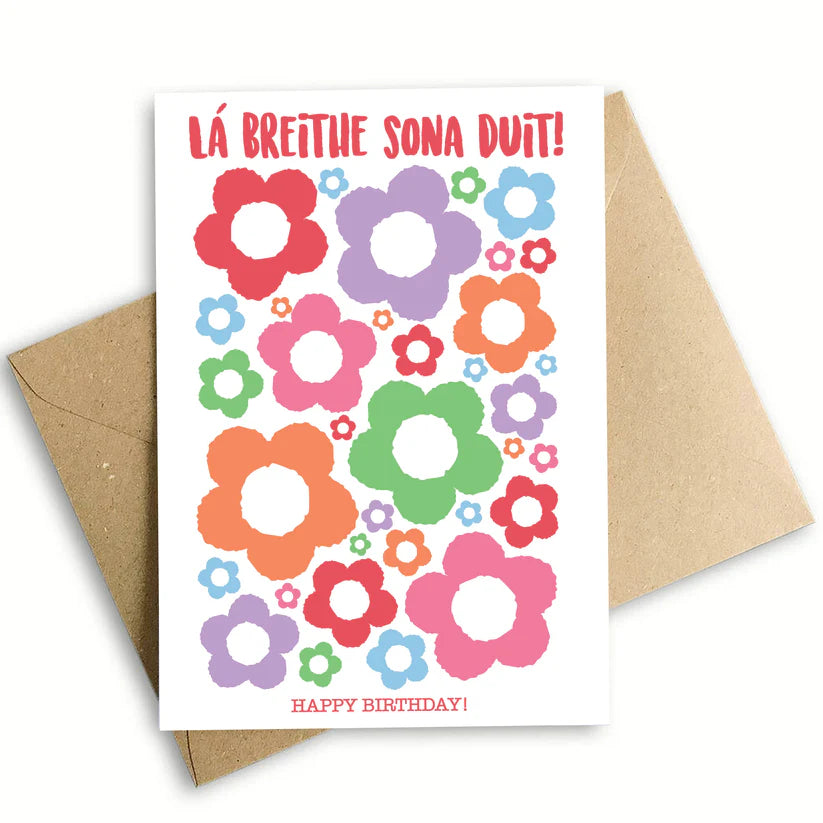 Prints Of Ireland Lá Breithe Sona Duit! -Happy Birthday!