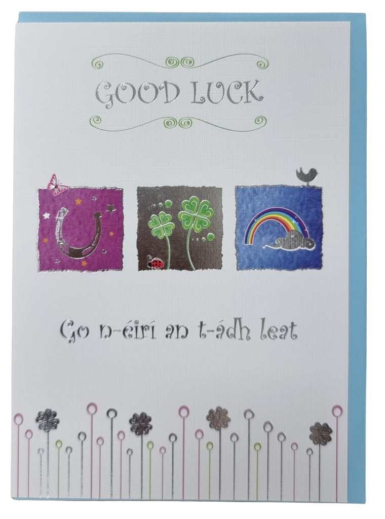 The Glen Gallery Go n-éirí  an t-ádh leat Good Luck Card