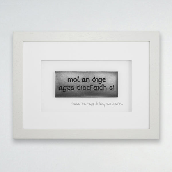Bailiúchán 'Scríobh' Wild Goose Mol an Óige agus Tiocfaidh sí. Fráma Uachtar