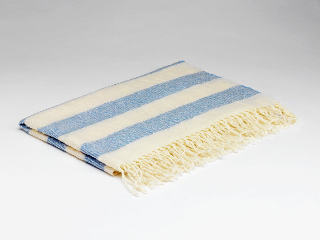 McNutt Of Donegal Whispering Blue Baby Blanket