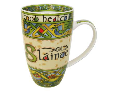 Irish Weave China Mug Sláinte