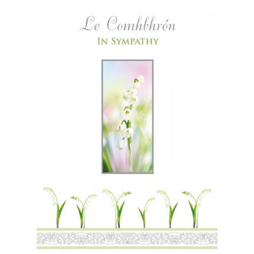 The Glen Gallery Lily Of The Valley Sympathy Card