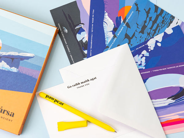 Pawpear Ársa/Ancient 15 Notecards with Envelopes