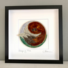 Figment Ceramics. 'Sleeping Fox' Tile frame - medium