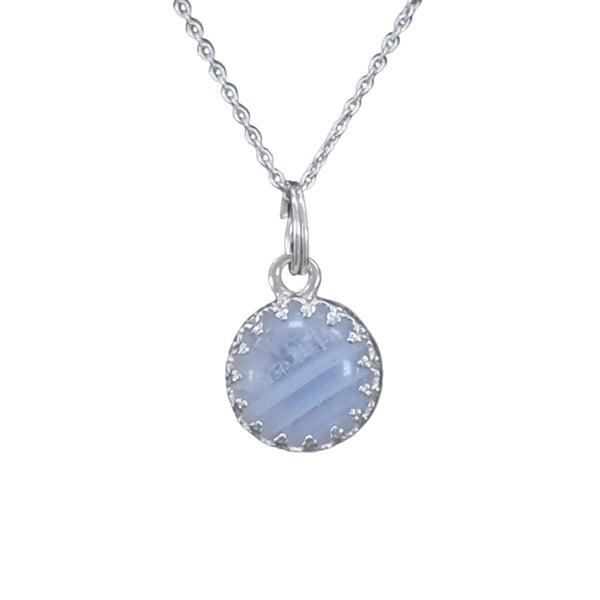 Tishpa Jewellery Bezel Set Opal Pendant Necklace