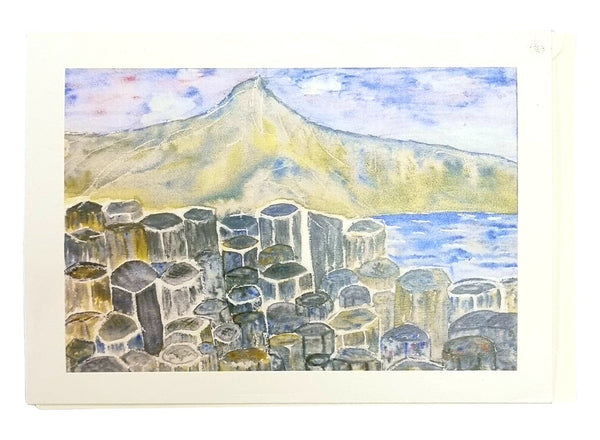 Kathryn McErlean Watercolour Giant's Causeway Greeting Card