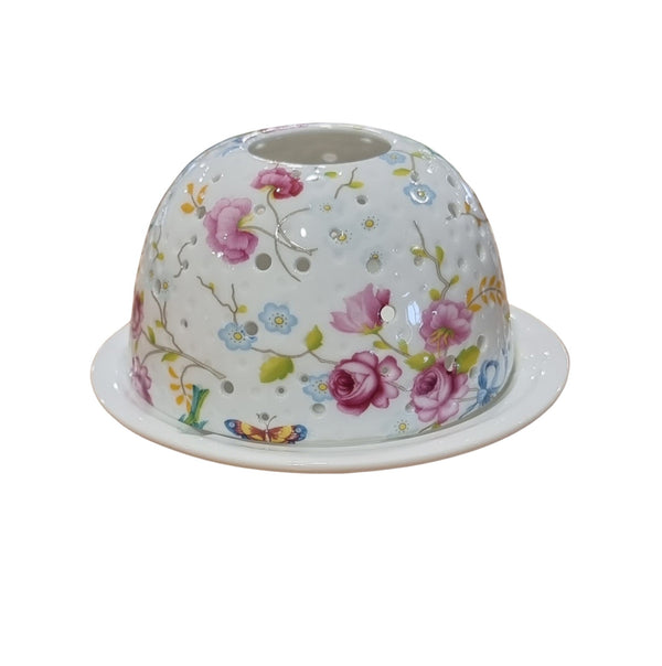 Shannonbridge Pottery Ireland Luminaire Birds And Blossom