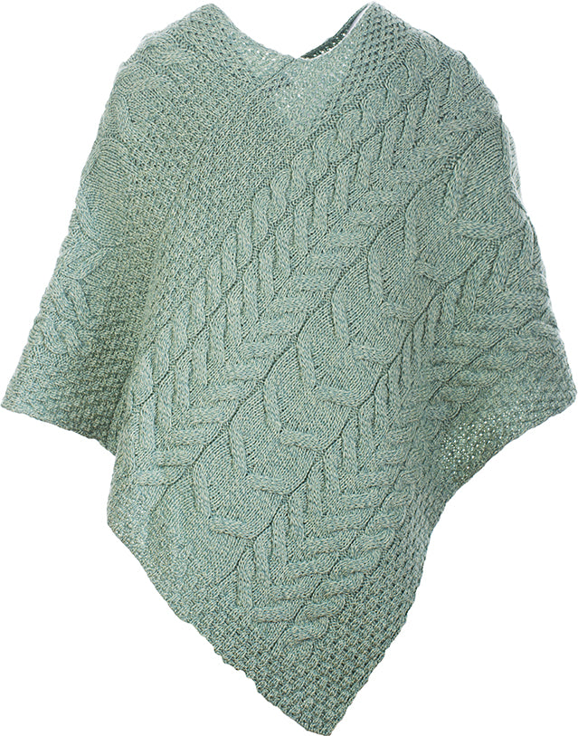 Aran Woollen Mills Supersoft Merino Triangular Poncho