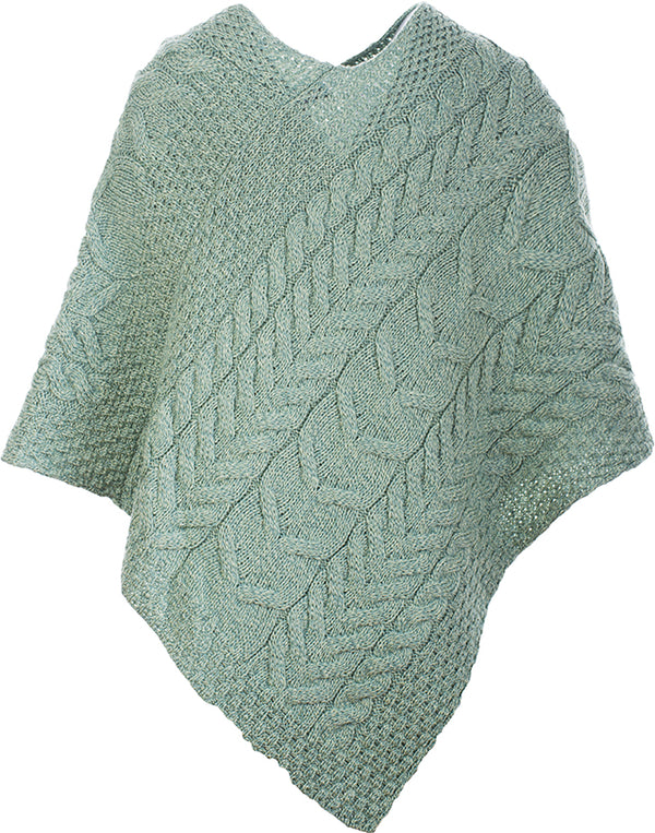 Aran Woollen Mills Supersoft Merino Triangular Poncho