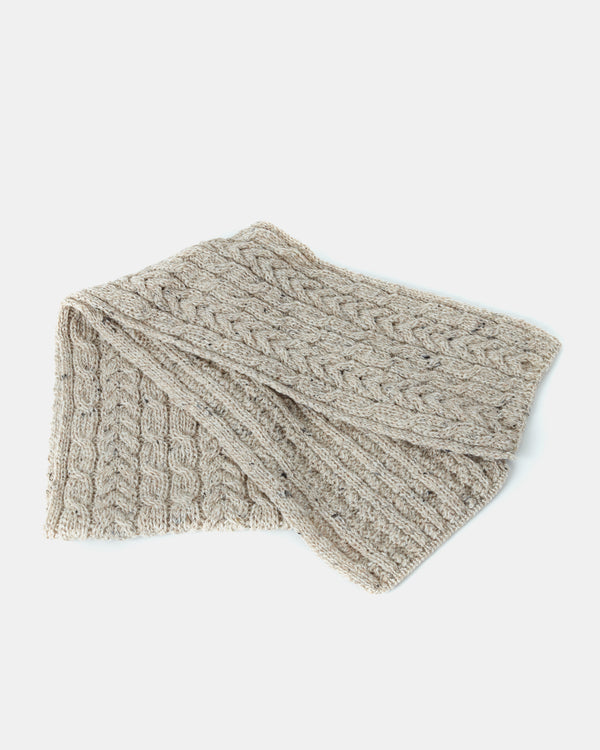 Aran Woollen Mills Aran Oat Scarf