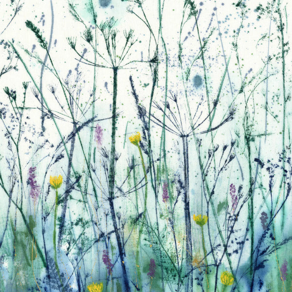 Ruth Osborne Art Rainy Meadow Greetings Card
