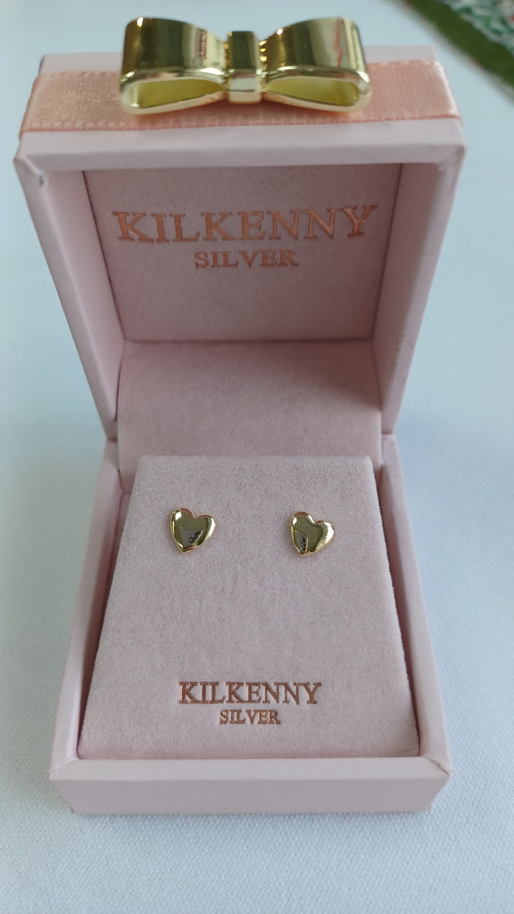 Kilkenny Silver - Heart Stud Earring