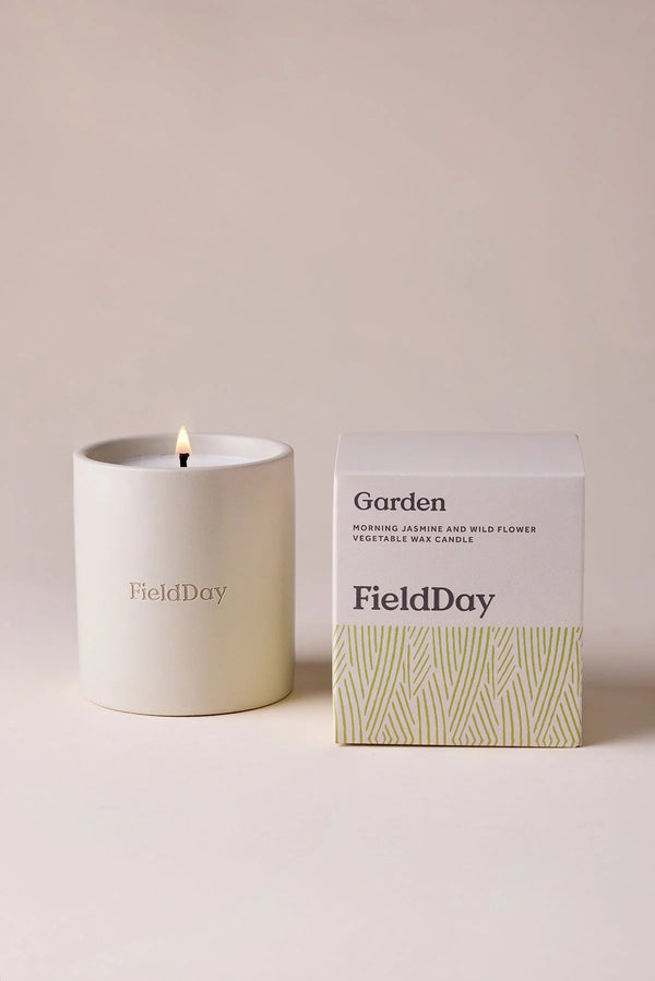 Field Day Classic Garden Stoneware Candle