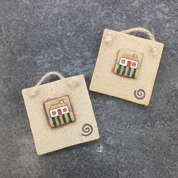 Michelle Butler  Ceramics. Cottage Plaque small
