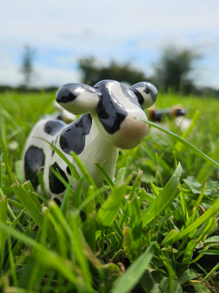 Mount Ida Pottery Gallery. Cow Sculptures