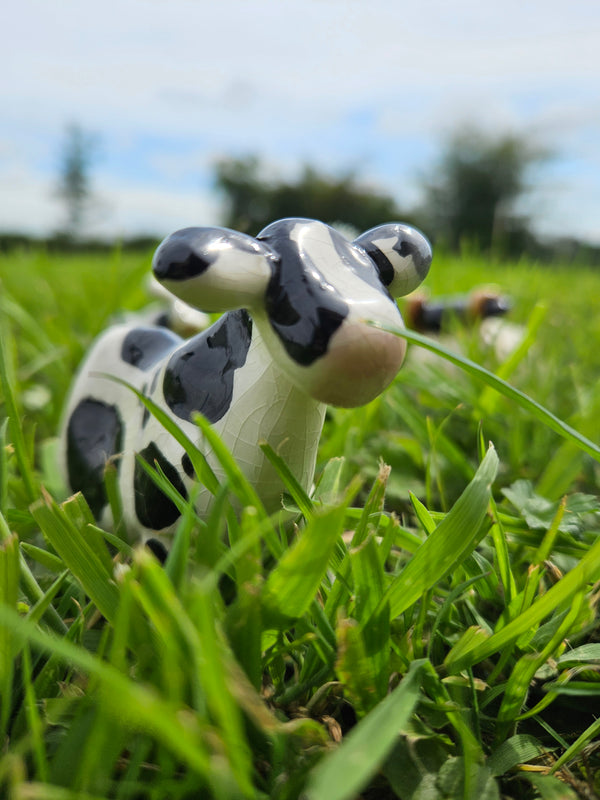 Mount Ida Pottery Gallery. Cow Sculptures