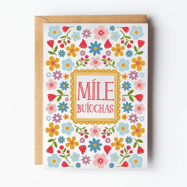 Irish Card | Míle buíochas | A6 thank you card