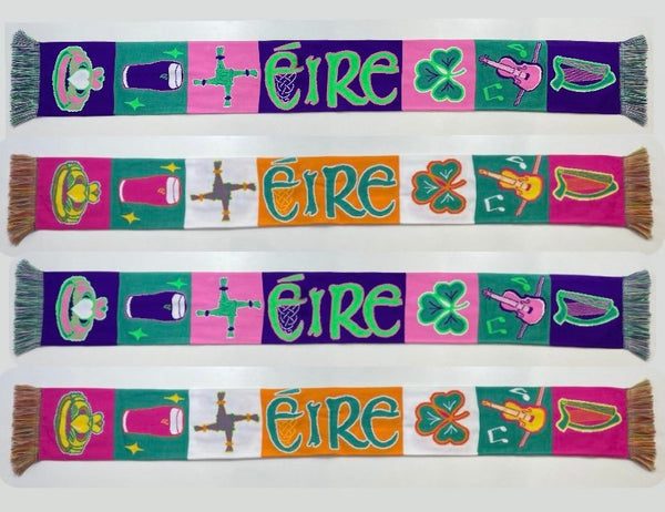 Aoife Crawley Art - Symbols Of Éire Scarves