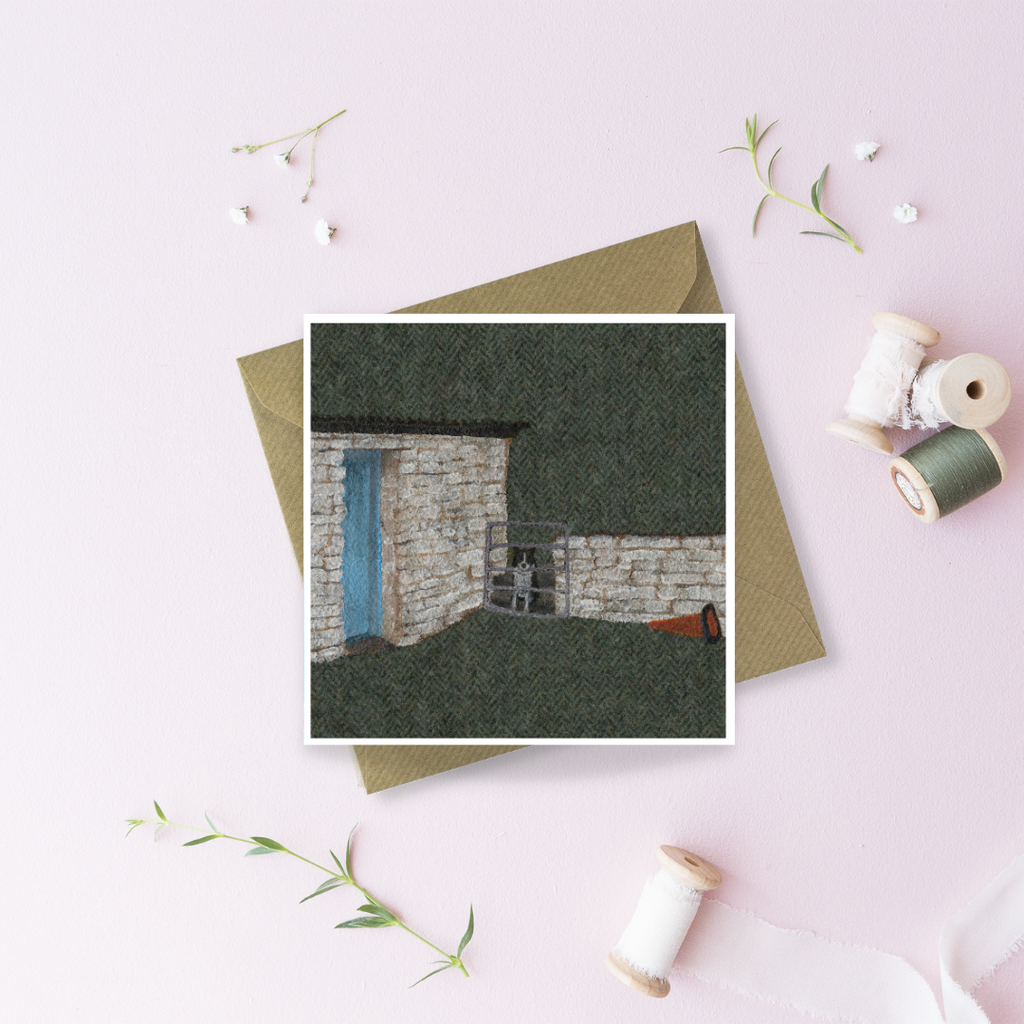 Waiting Patiently Greetings Card