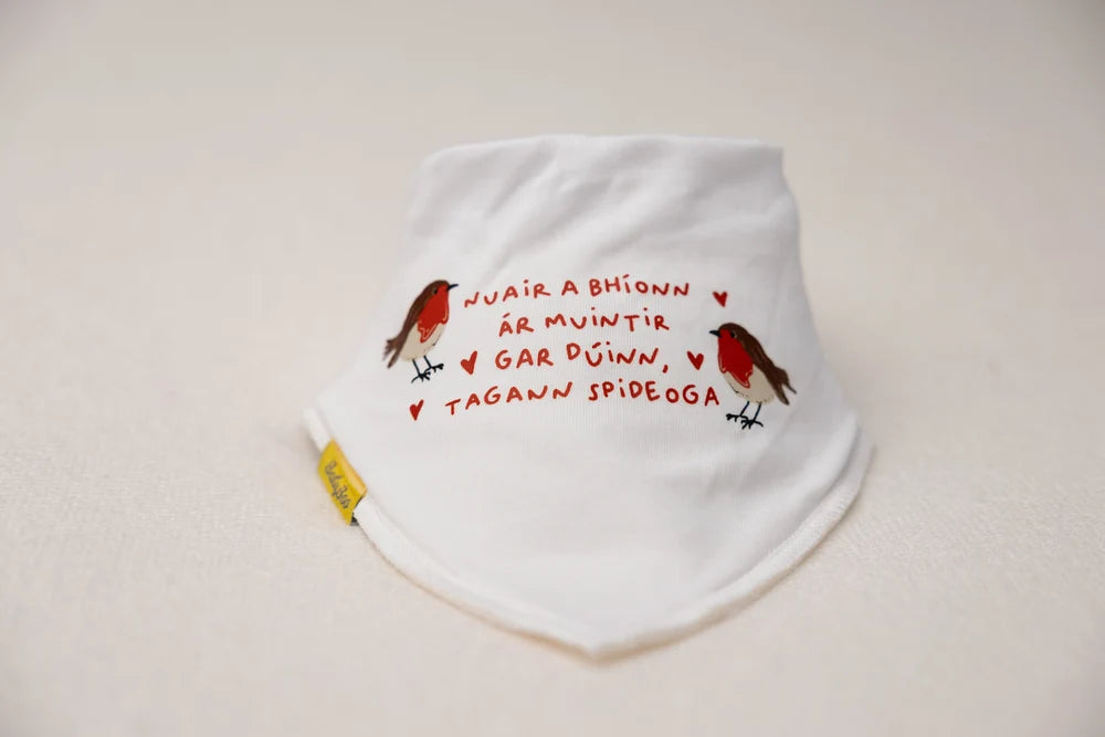 Tagann Spideoga organic cotton DribbleBoo bandana bib