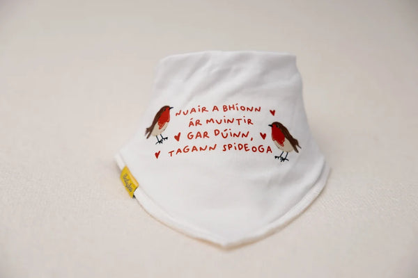 Tagann Spideoga organic cotton DribbleBoo bandana bib