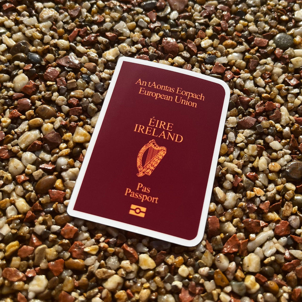 Irish Passport Sticker