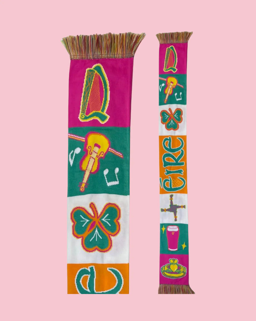 Aoife Cawley Art - Symbols Of Éire Scarves
