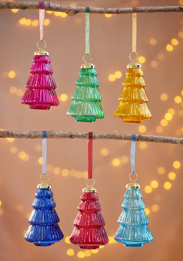 Glass Tree Decoration