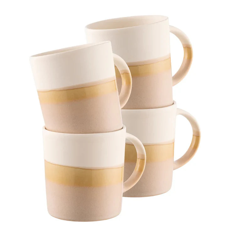 Belleek Living Saffron Mug Set of 4