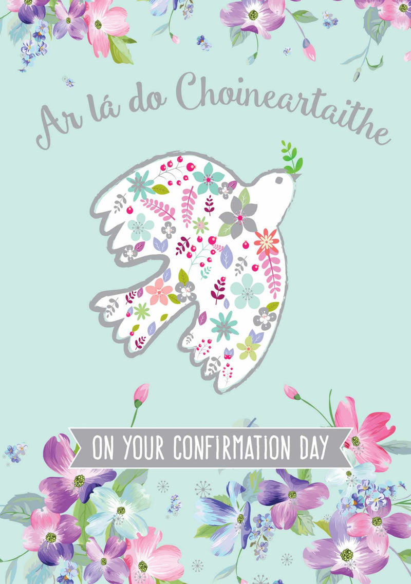 The Glen Gallery Ar Lá Do Choineartaithe On Your Confirmation Day Card –  Siopa An Carn, image size:800x1137