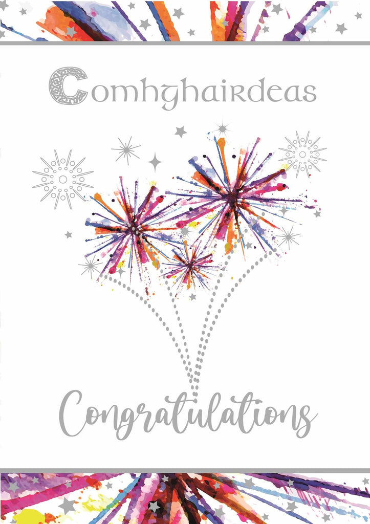 The Glen Gallery Comhghairdeas Congratulations Card