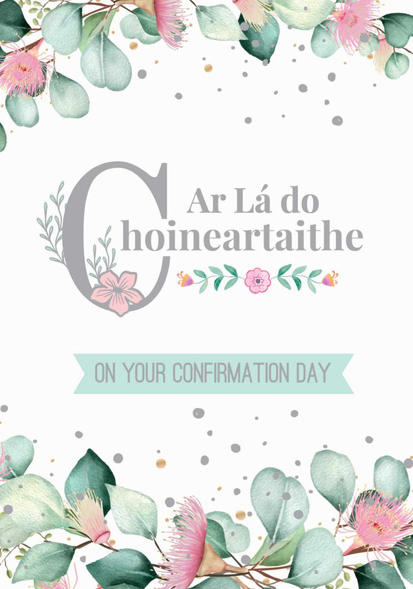 The Glen Gallery Ar Lá Do Choineartaithe On Your Confirmation Day Card