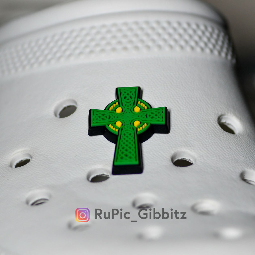 Croc Charm Rupic Gibbitz - Irish Celtic Cross