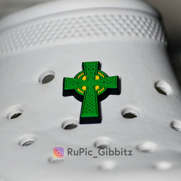 Croc Charm Rupic Gibbitz - Irish Celtic Cross