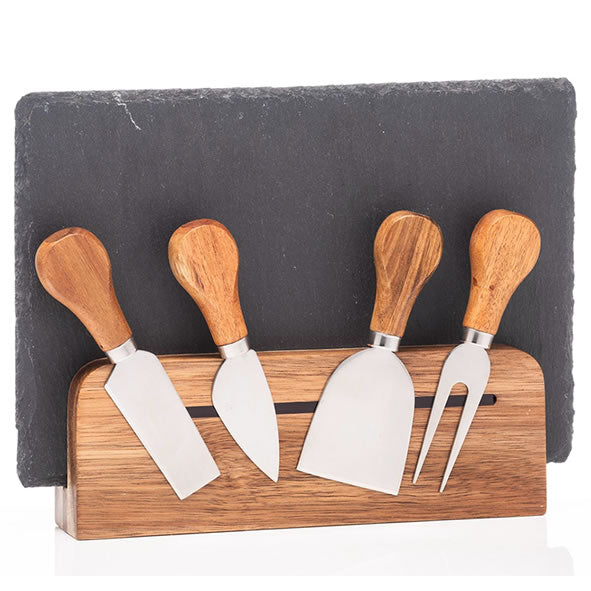 Newgrange Living 4-piece Cheese Slate Cutting Board.