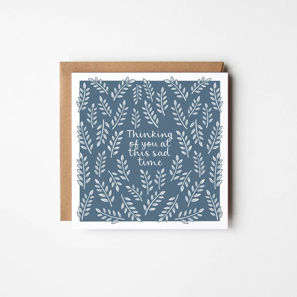 Greeting card | Thinking of you at this sad time | Sympathy 
