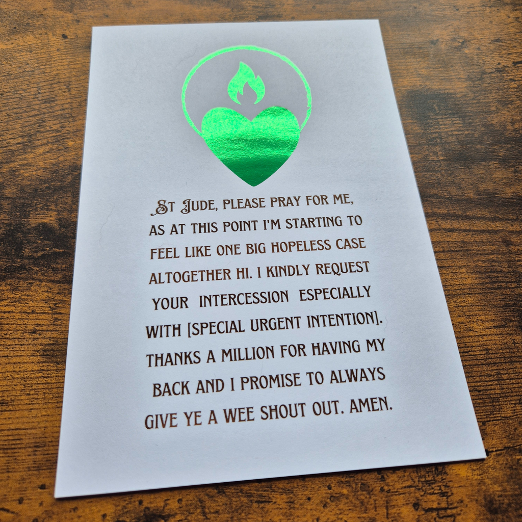 ST JUDE- A5 FOILED PRINT