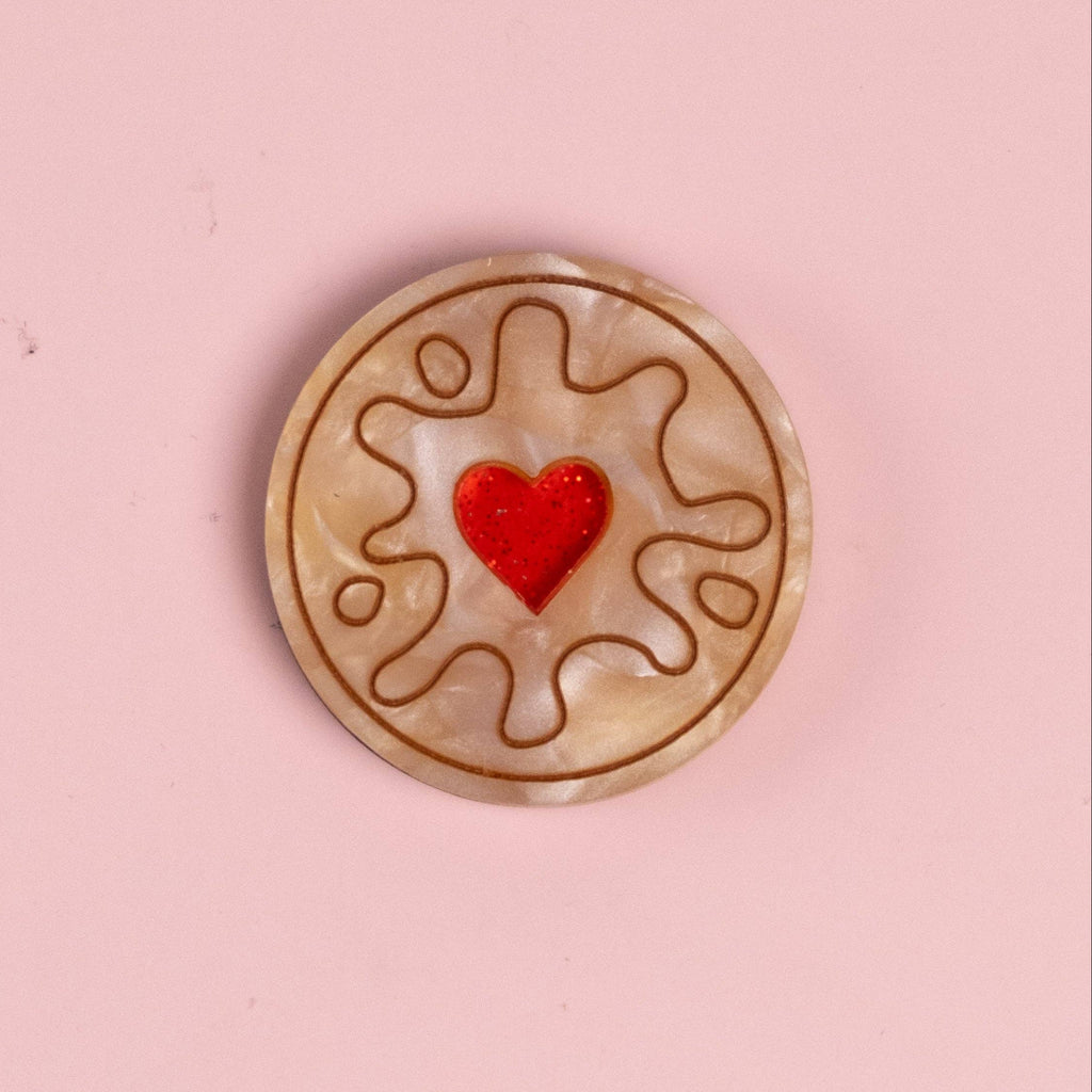 Jammy Heart Hair Clip