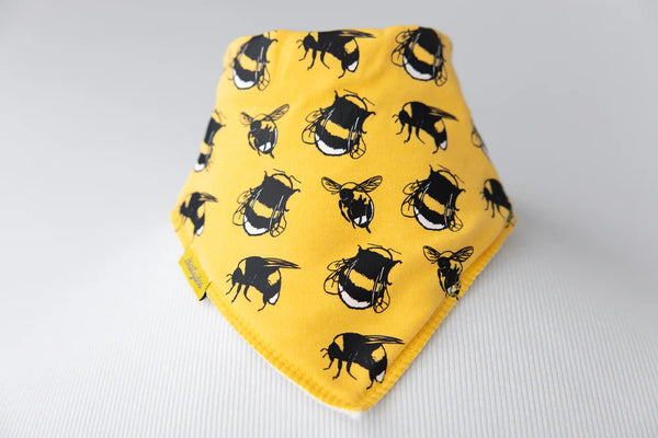 BabyBoo. Fauna Bee organic cotton DribbleBoo bandana bib