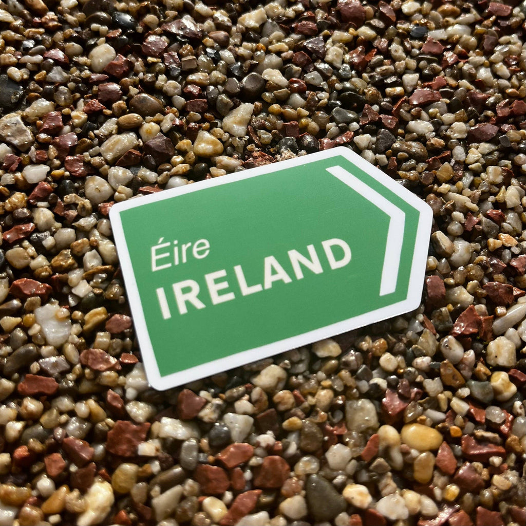 Ireland Road Sign Sticker