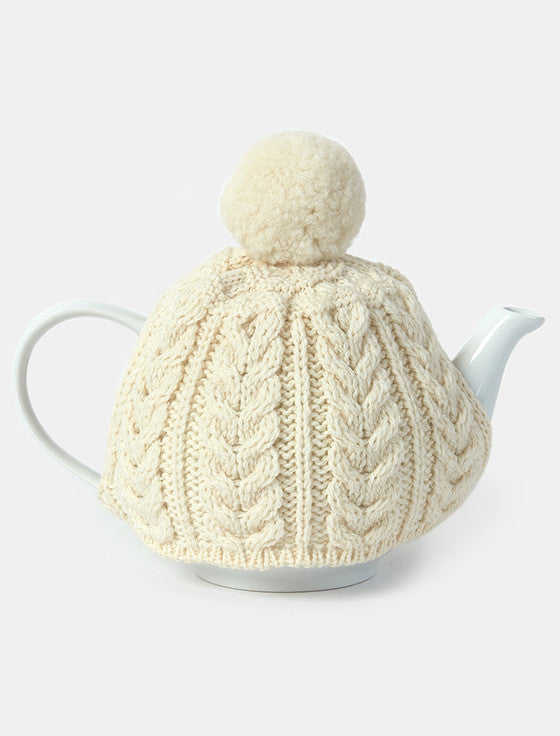 Aran Cable Knit Tea Cosy